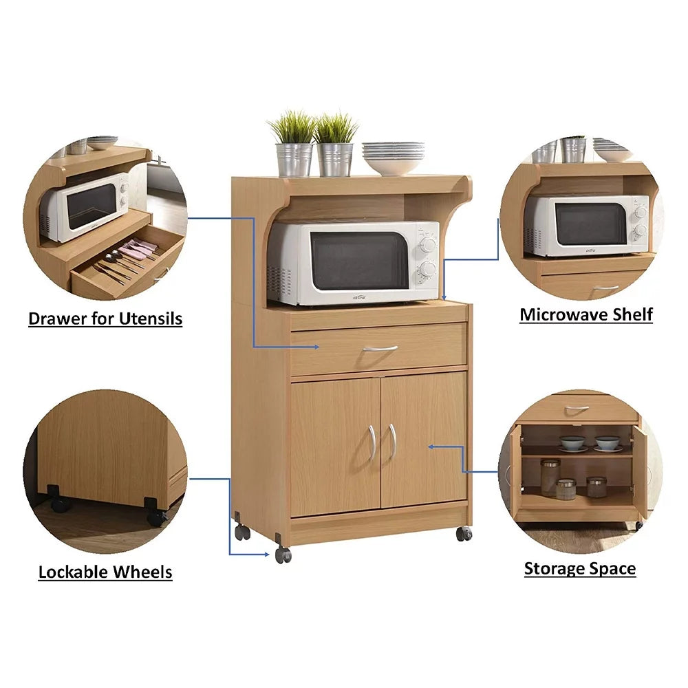 Microwave Kitchen Cart U782