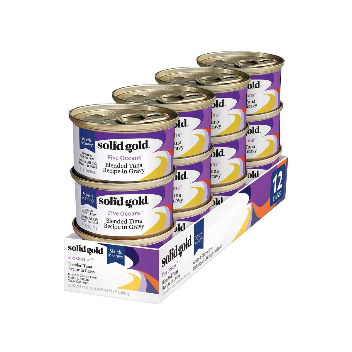 Solid Gold Canned Cat Food Tuna Recipe in Gravy A217