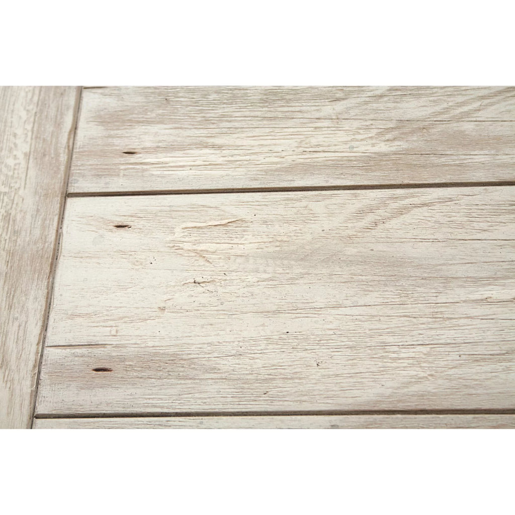 Farmhouse White Wood Coffee Table E9711