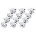 White Solar Post Cap Light with Base Adapter 12 Pack E871992