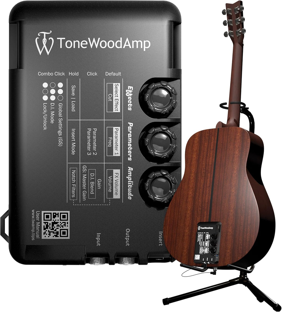 Multi-Effect Processor for Acoustic-Electric Guitars V97578
