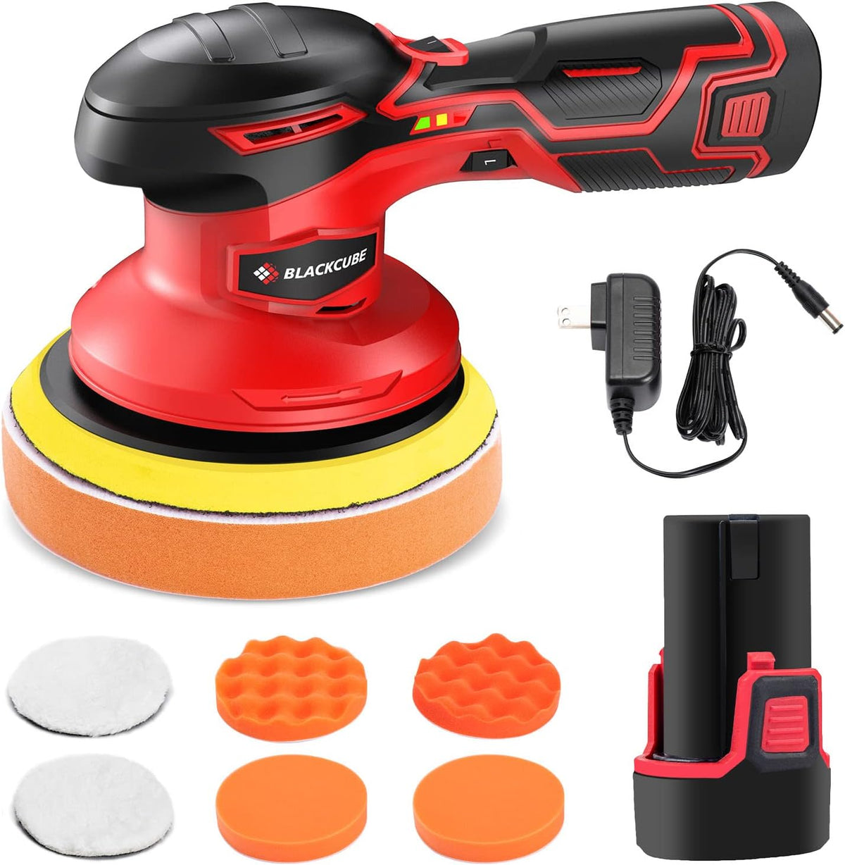 Cordless Car Buffer Polisher with 12V 2.0Ah Battery P31505