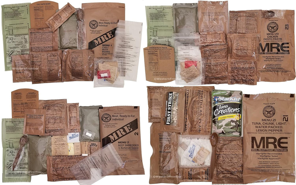 24 Meals Military Surplus Meal Ready to Eat P204
