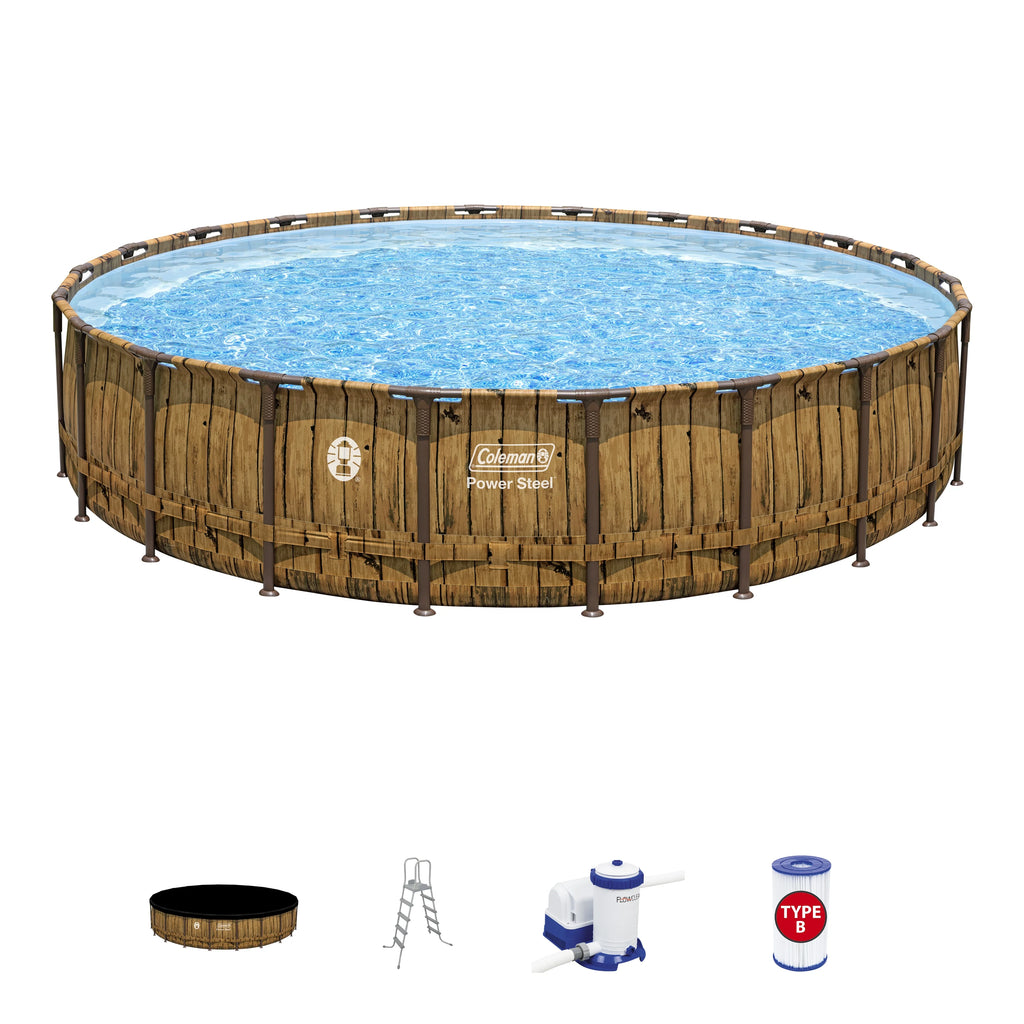 Round Metal Frame Above Ground Pool Set H48183