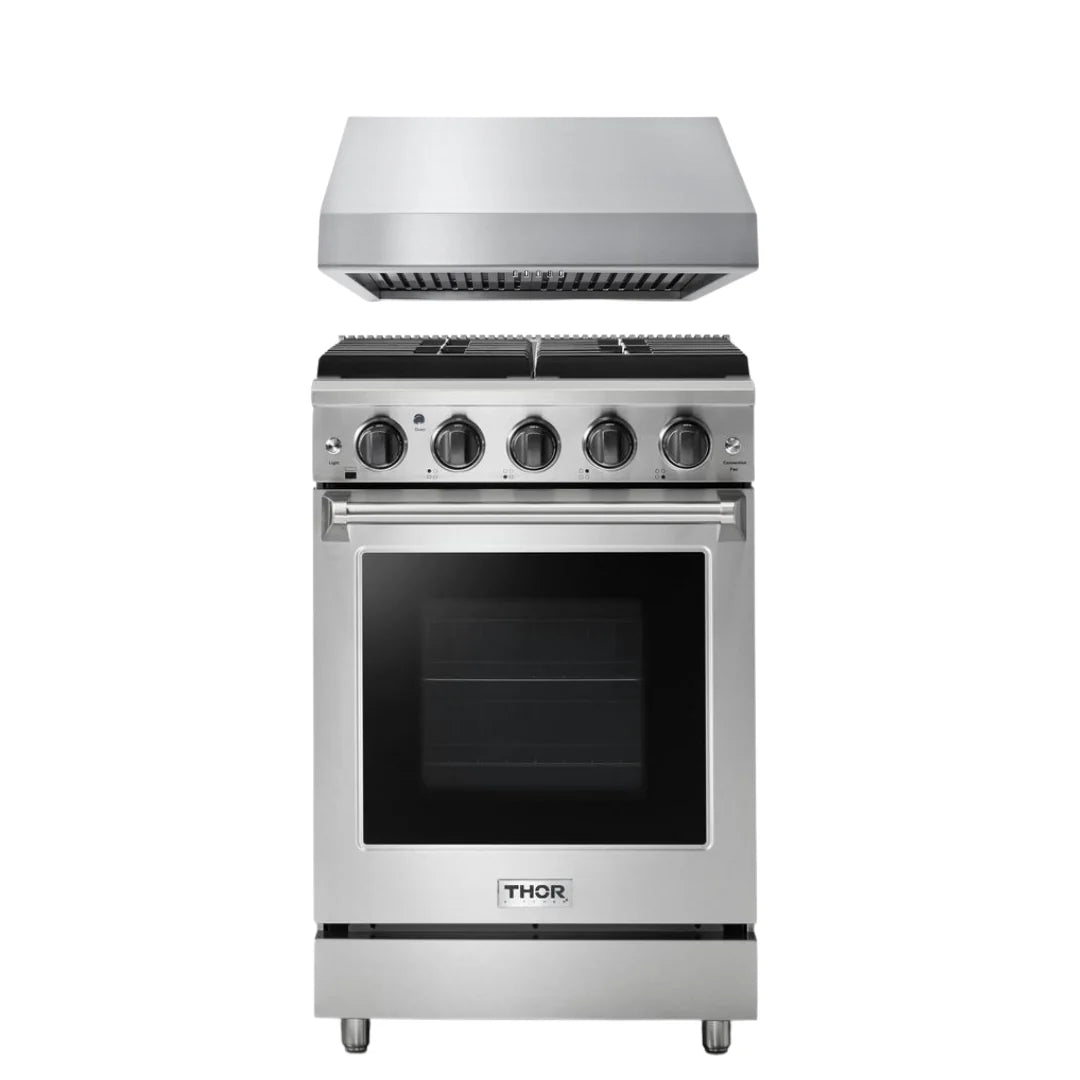 24 Gas Range and Range Hood W54792