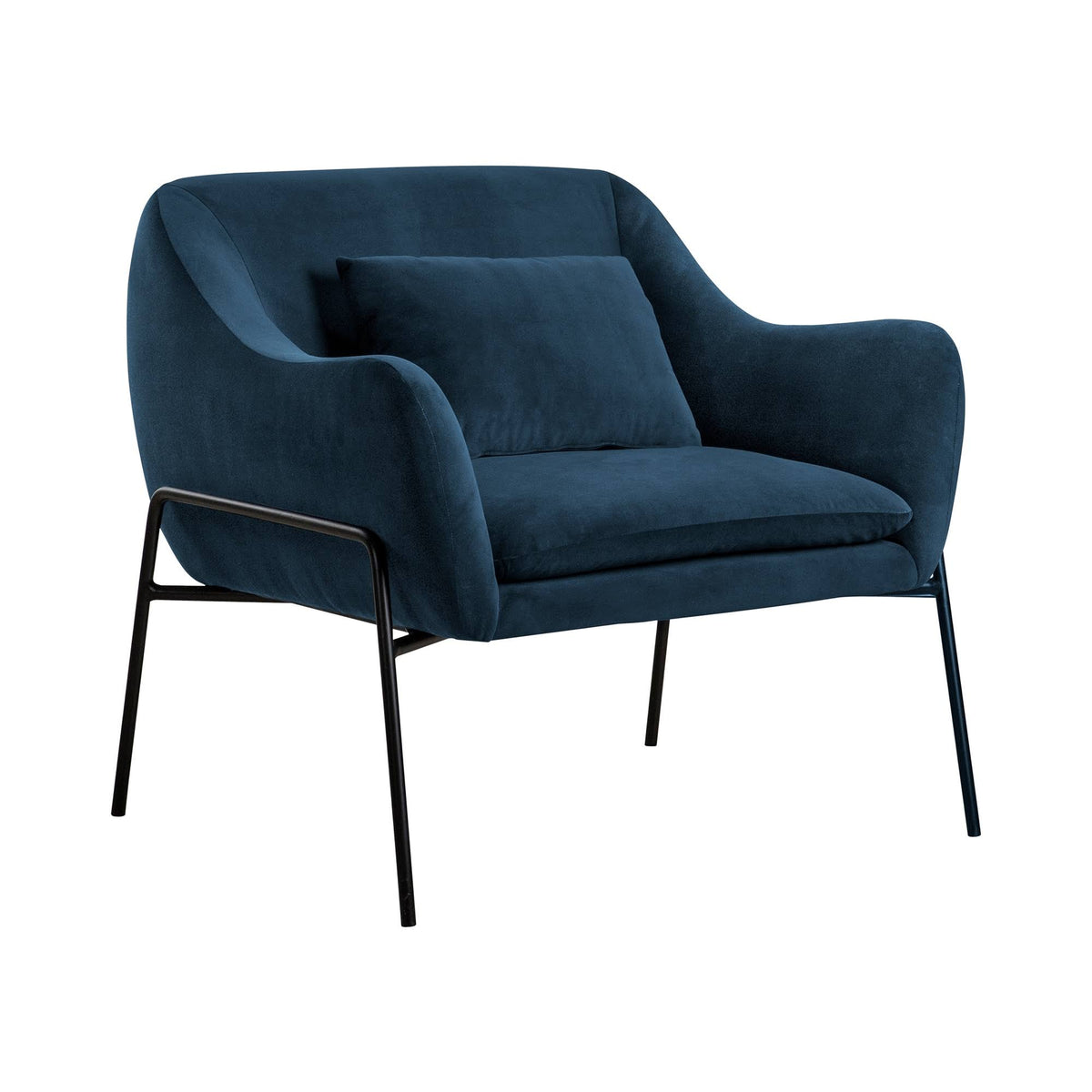 Blue Velvet Accent Chair G200