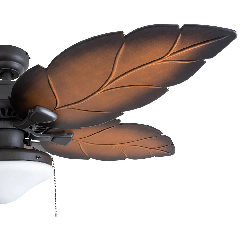 Tropical Aged Bronze Mocha Globe Ceiling Fan with 3-Speed Remote (52-inch) C7515