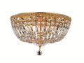 8 Light Gold Flush Mount Crystal Q6242