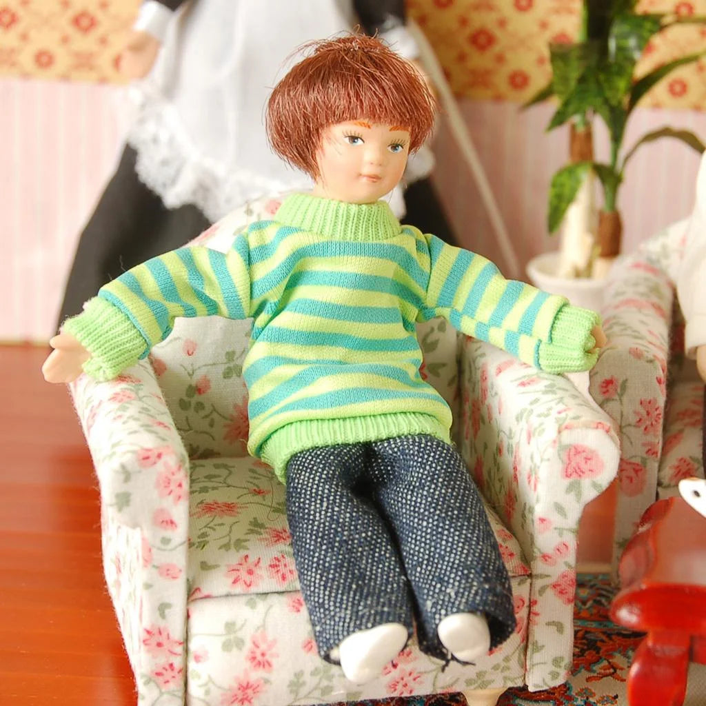 1/12 Dollhouse Miniature Porcelain Doll Figures P265220