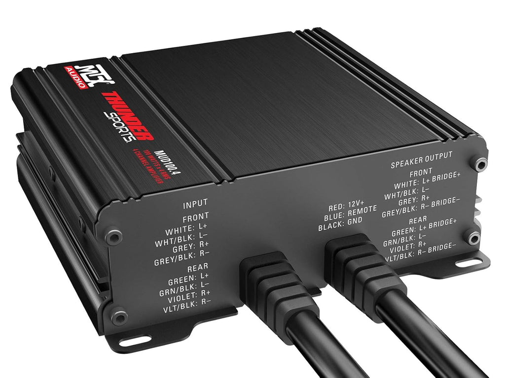 400-Watt RMS 4-Channel Powersports Amplifier M519120