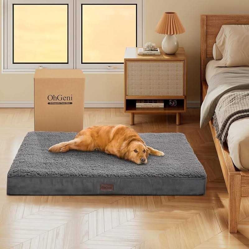 Orthopedic Dog Bed with Egg Foam and Non-Slip Bottom A2739