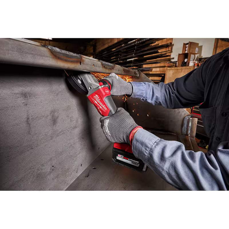 18-Volt Lithium-Ion Brushless Cordless 5 in. Flathead Braking Grinder R5195
