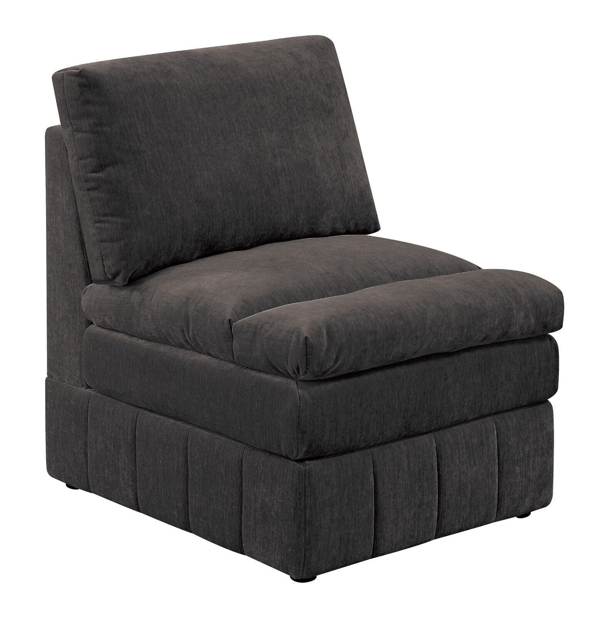 Plush Cushion 6pc Modular Sectional Set with Ottoman B8138