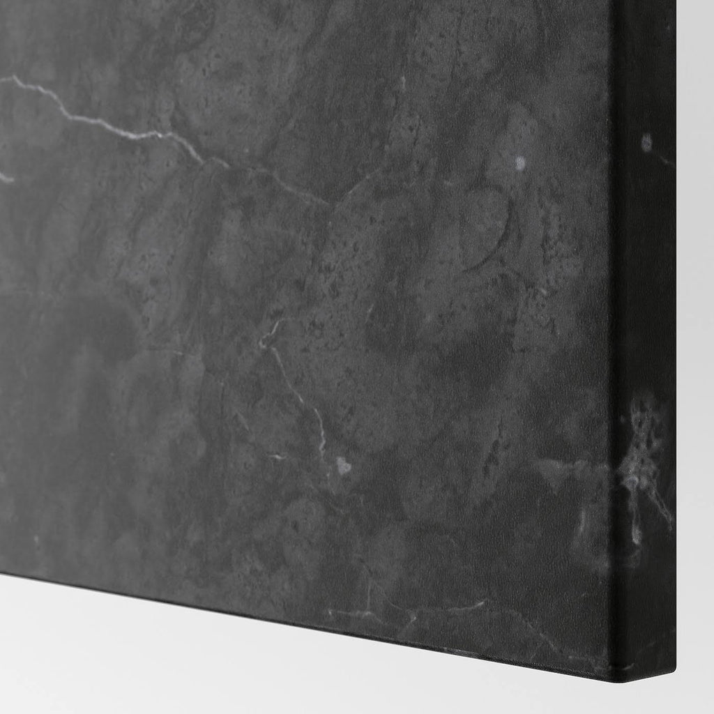 Black-Brown Wall Cabinet with 2 Doors Z3888