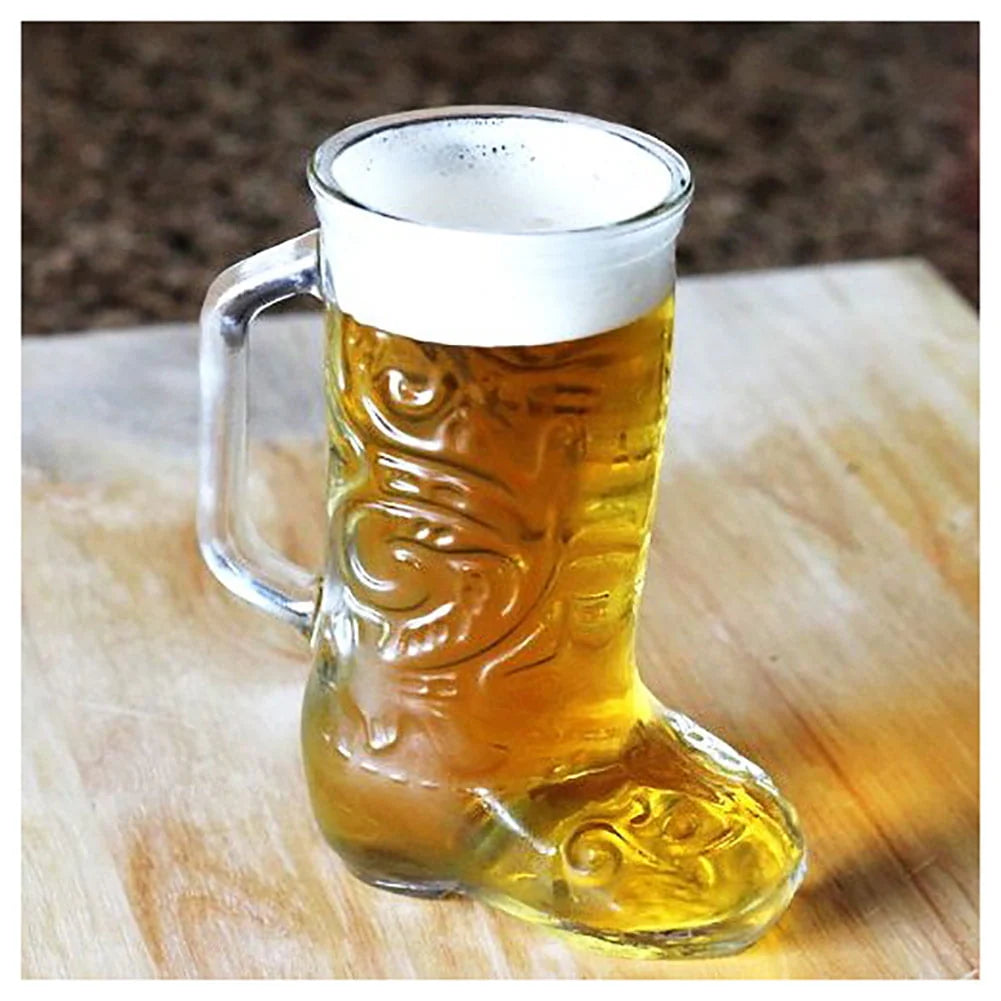 Glass Cowboy Boot Mug 12.5 Ounces P792345
