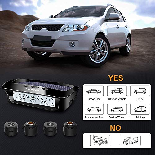 RV Tire Pressure Monitoring System with 4 Sensors R6038