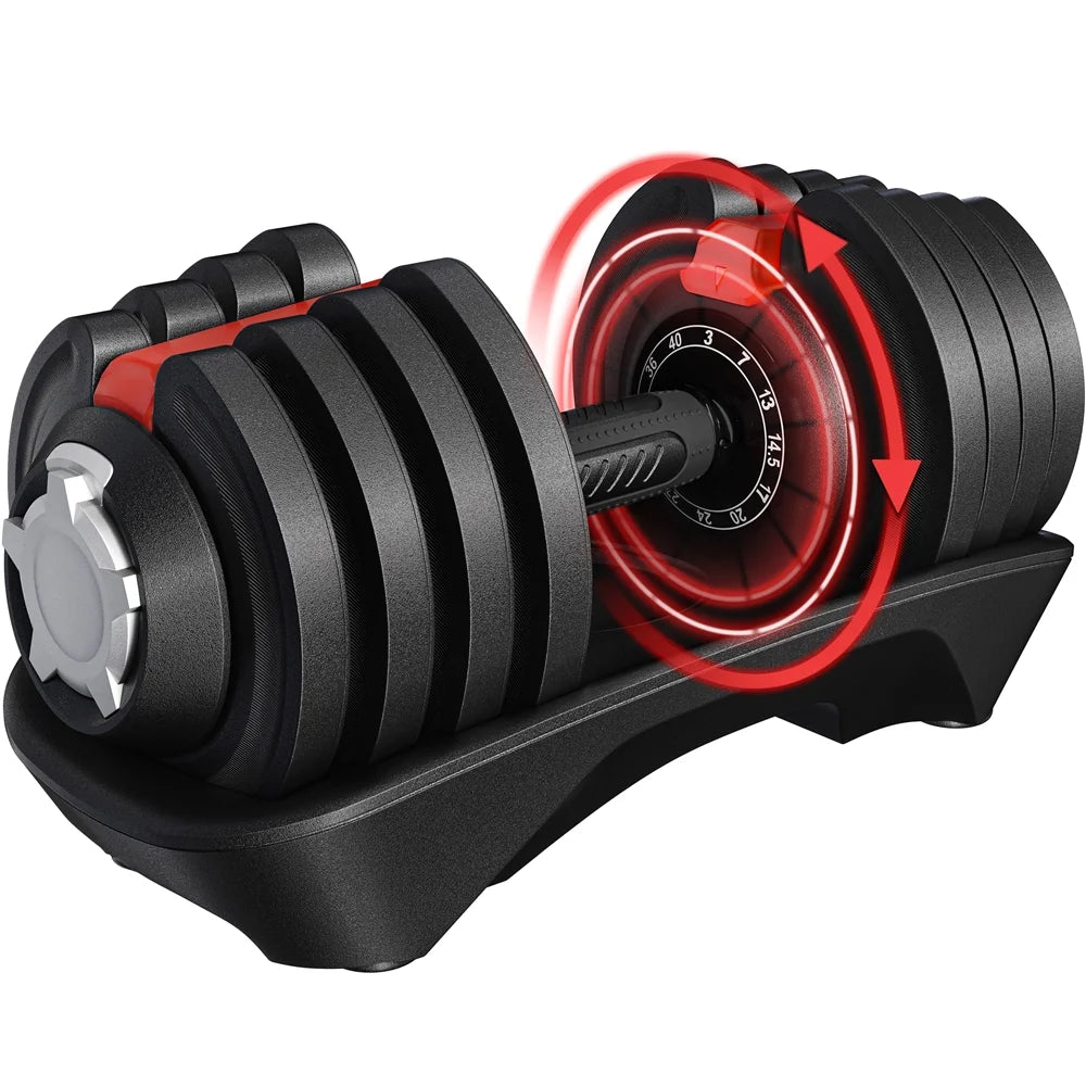 3-40lb 12-in-1 Quick-adjust Dumbbell Weights K627376
