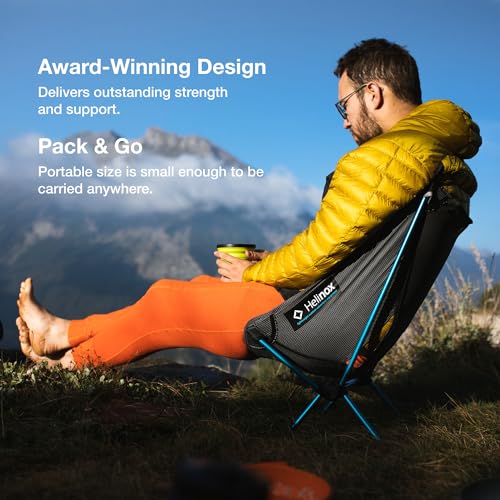 Black Ultralight Compact Backpacking Chair H10338