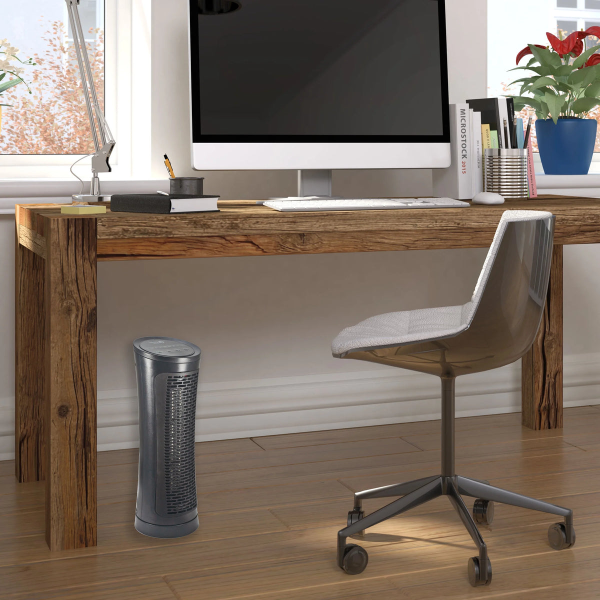 Black Ceramic Oscillating Heater Q642