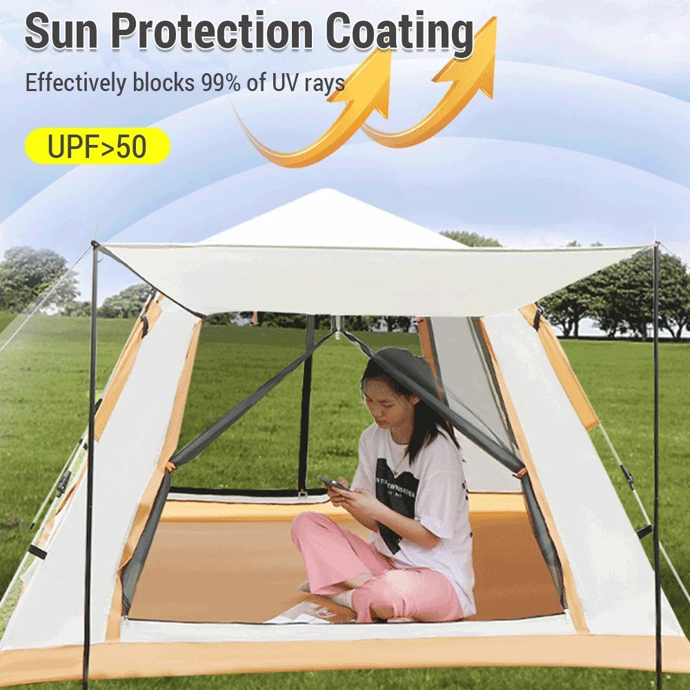 Pop Tent Waterproof Camping Beach Tent for 3 5 People I27265