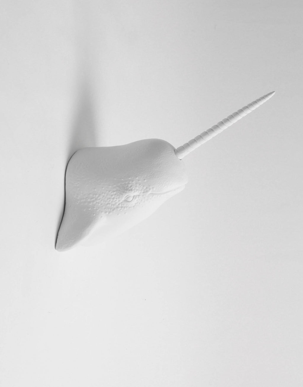 Faux Narwhal Head Wall Mount W512