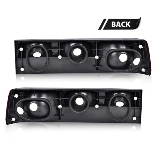 Smoky Lens Black Housing Rear Brake Taillights X51736