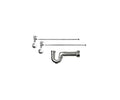 Polished Chrome Lavatory Supply Kit J6266