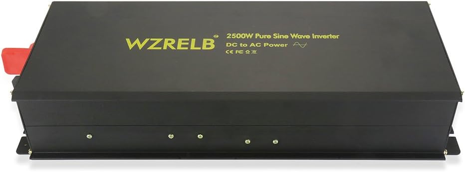 2500W Pure Sine Wave Power Inverter 12V 120V DC AC Converter B7015