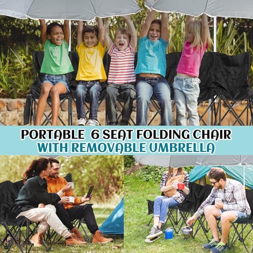 Folding Portable Soccer Bench Chair with Storage Bag O262