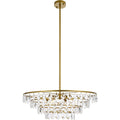 Brass Finish 6 Light Pendant Y8433