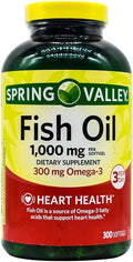 Fish Oil 1000 mg 300 Softgels X976