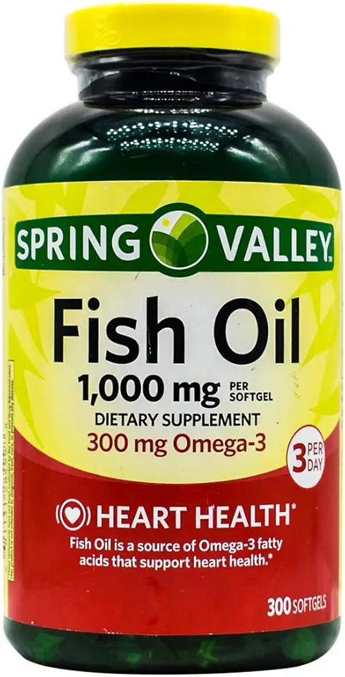 Fish Oil 1000 mg 300 Softgels X976