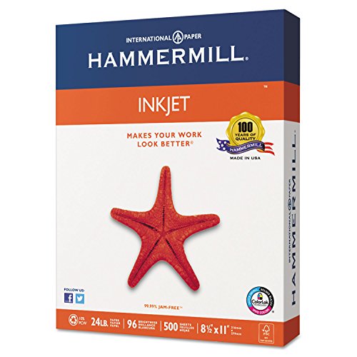 24 Lb 8.5 x 11 Printer Paper, 5 Ream (2,500 Sheets) W303