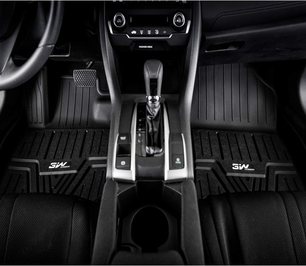 Black TPE All Weather Floor Mats Full Set R59905