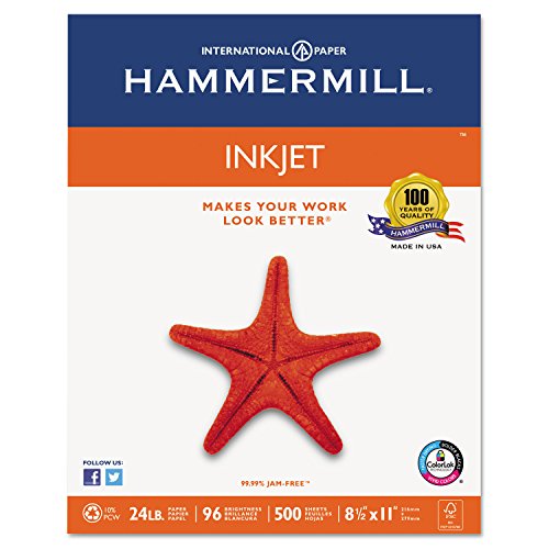 24 Lb 8.5 x 11 Printer Paper, 5 Ream (2,500 Sheets) W303