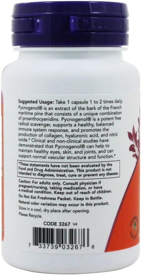 60 Vegetarian Capsules Pycnogenol N212707