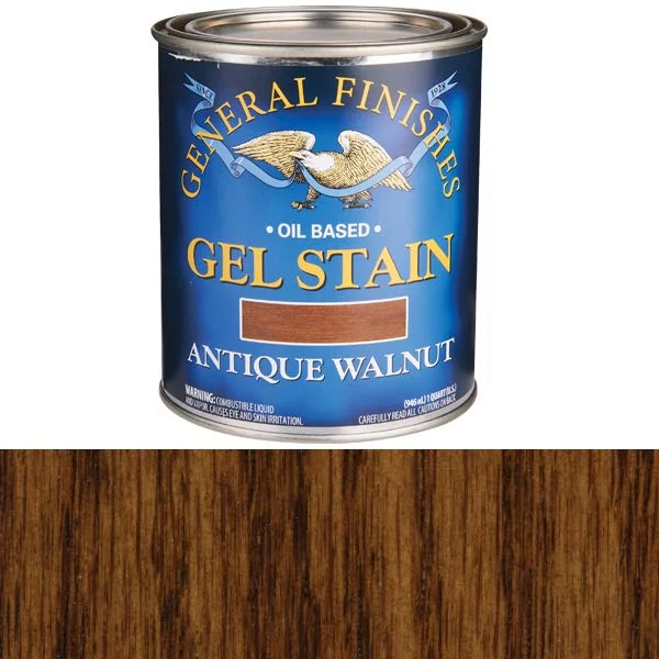Antique Walnut Oil Based Gel Stain, Quart E49533