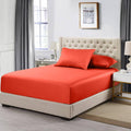 Bamboo Coral Fitted Sheet P712
