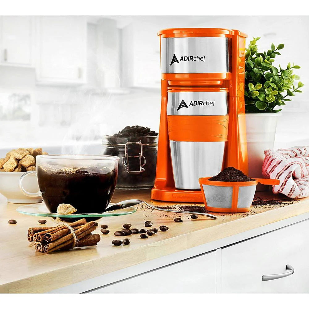 Single Serve Coffee Maker 15 oz. Black E597