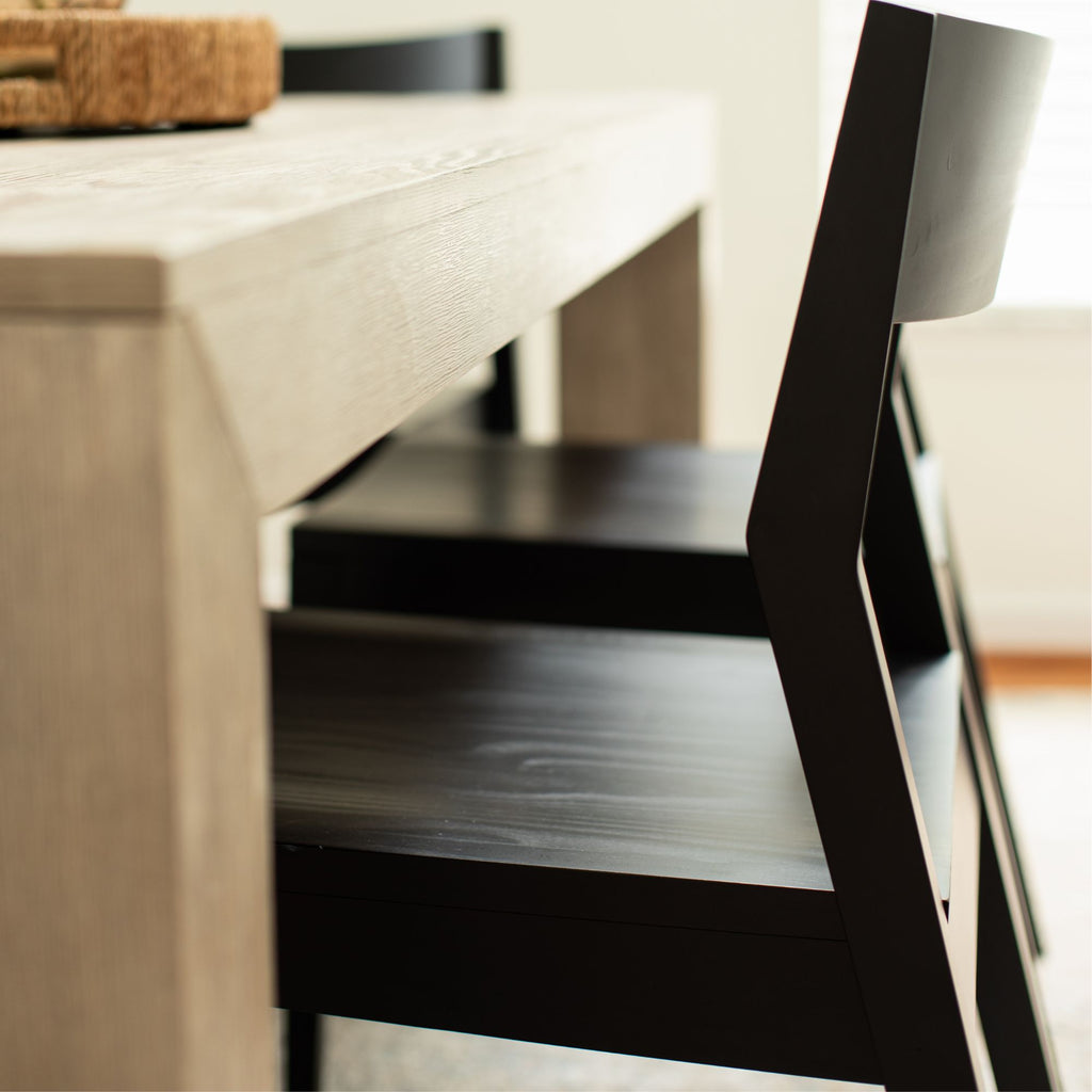 Black Solid Wood Dining Chair S559