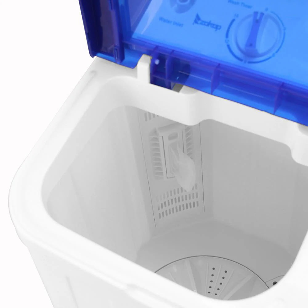 Portable Twin Tub 16.6lbs Washer & Dryer, White G795