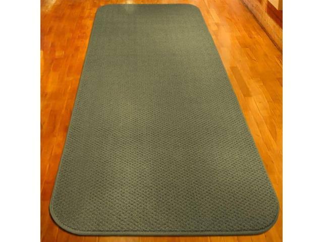 Skid-Resistant Carpet Runner, Olive Green, 18 ft. x 27 in. M25056