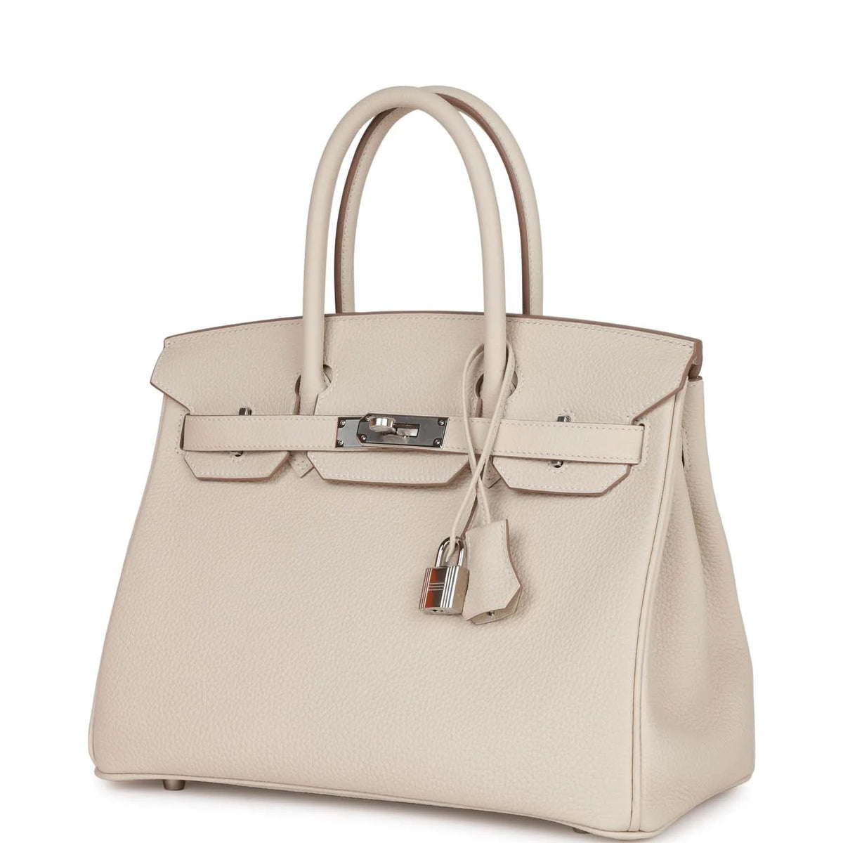 Birkin 30 Craie Togo Palladium Hardware W468