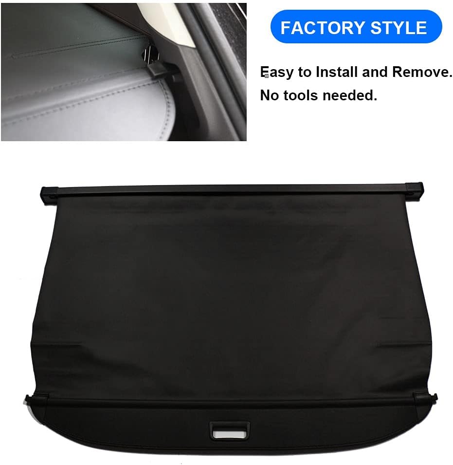 Cargo Cover Rear Trunk Retractable Security Shade Pack of 2 P166234