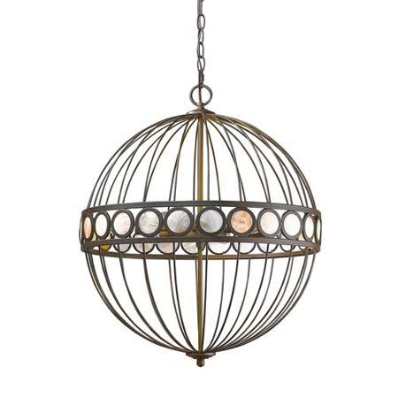 6-Light Globe Pendant Oil Rubbed Bronze A9946