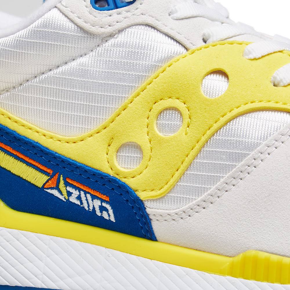 White, Yellow & Blue Saucony Shoes X3018