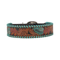 Tooled Leather Dog Collar N52523