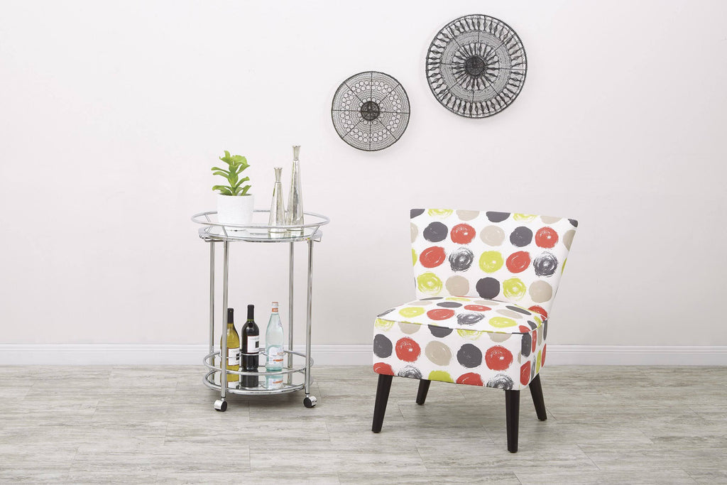 Chrome Serving Cart H5434