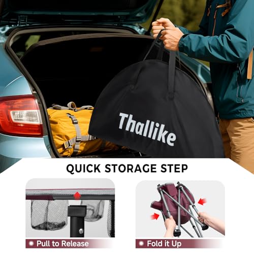 Portable Folding Camping Table with 4 Cup Holders E324246