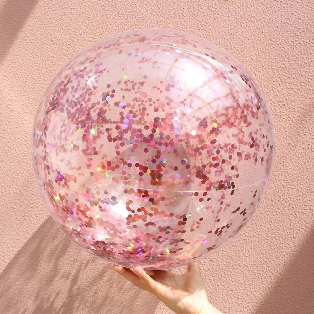 4 Pcs Glitter Ball and Pump Set S31155